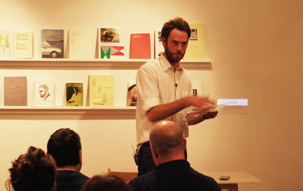 Francesco Pedraglio Reading