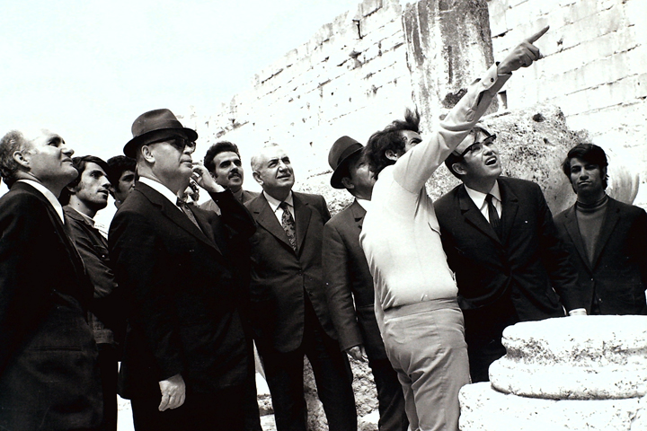 Soviet Communist Party visit to Baalbeck