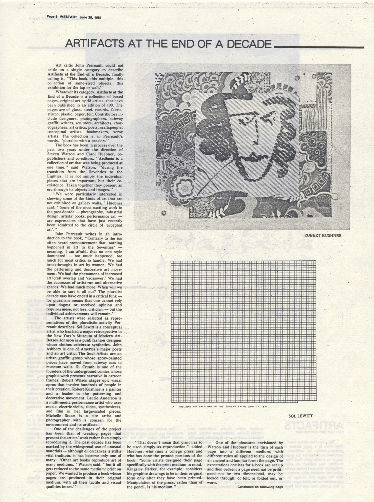 Articles from Artifacts at the end of a decade | Book Works
